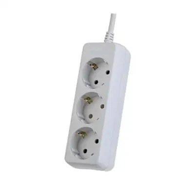 Удлинитель Perfeo POWERMATE PF_A4686, 3 розетки тип F, 1,5 м, 10 А, 2200 Вт, белый
