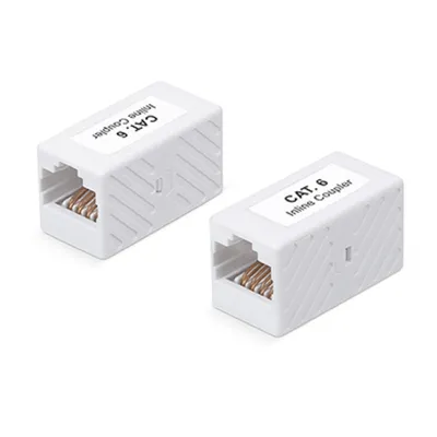 Адаптер Cabeus CA-8p8c-C6, RJ45-RJ45, Cat.6, неэкранированный