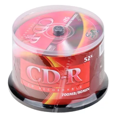 Диск CD-R VS VSCDRCB5001, 700MB, 52x, 50шт