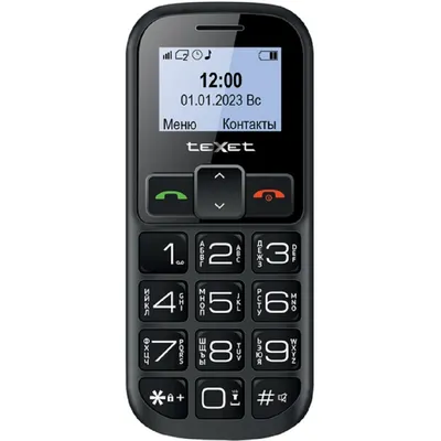 TEXET TM-B322 цвет черный-красный с ЗУ
