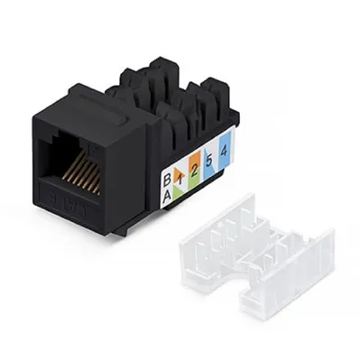 Вставка Keystone Jack Cabeus KJ-RJ45-Cat.5e-90-SW-BK, RJ-45, кат. 5e, 110