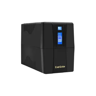 ИБП ExeGate EX292791RUS, 1000VA/550W, линейно-интерактивный, LCD, AVR, 2×Schuko