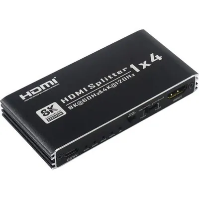 Разветвитель HDMI ORIENT HSP0104H8L-2.1, 1x4, 8K/60Hz, HDMI 2.1