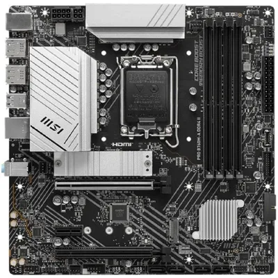 Материнская плата MicroStar PRO B760M-A DDR4 II, LGA1700, Intel B760, mATX