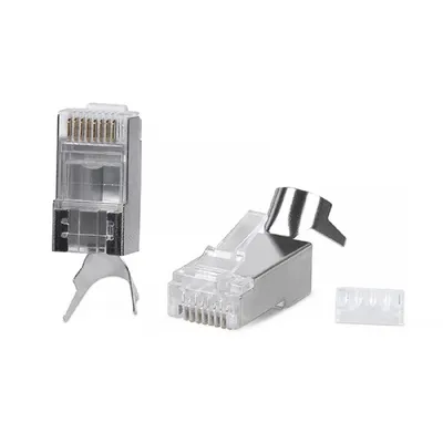 Коннектор Cabeus 8P8C-SH-C6(1.35)-TWP, RJ45, кат. 6, экранированный, до 1,35 мм