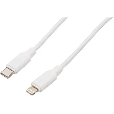 Кабель Filum FL-C-U2-CM-LM-1.8M-W, USB 2.0, USB-C – Lightning, 1.8 м, 3 А