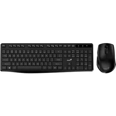 Комплект беспроводной Genius KM-8206S, клавиатура KB-7200 и мышь NX-8006S, USB, черный