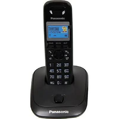 Радиотелефон Panasonic KX-TG2511RUT, DECT, АОН/Caller ID, спикерфон, 1 трубка