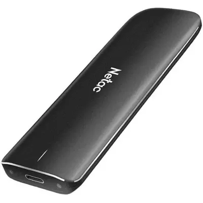 Внешний SSD Netac ZX NT01ZX-500G-32BK, 500 ГБ, USB 3.2 Type-C, 1050/950 МБ/с