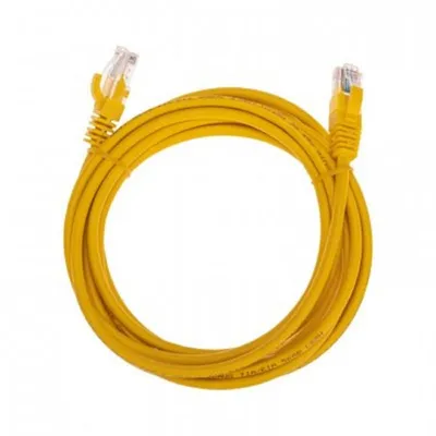 Патч-корд REXANT 02-0105-3, U/UTP Cat 5e, RJ45-RJ45, 26AWG, LSZH, 3 м, желтый