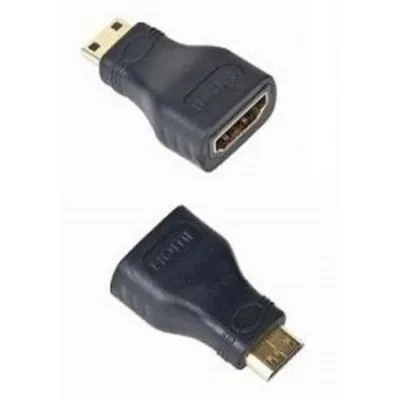 Переходник Gembird A-HDMI-FC, HDMI 19F — miniHDMI 19M, позолоченные контакты, чёрный