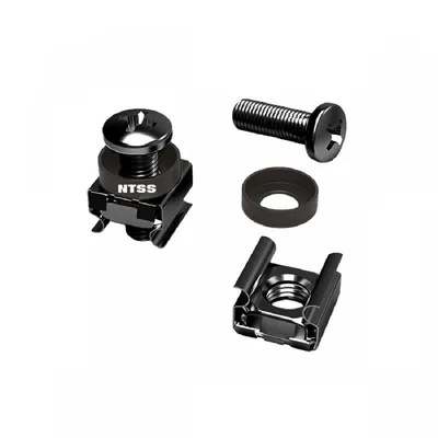 Комплект крепежа NTSS NTSS-M6x16(60)-BL, винт+шайба+гайка M6x16, 60 шт.