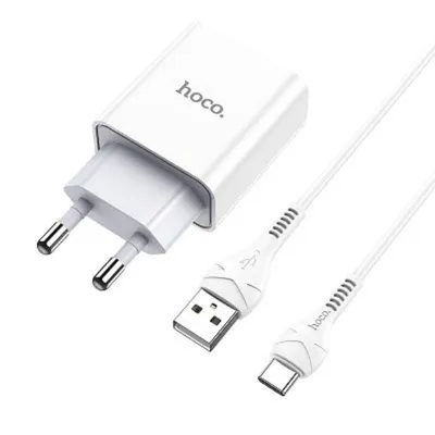 Зарядное устройство HOCO HC-27961 C81A, Type-C, 10.5W, белый