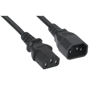 Кабель питания Cabeus PC-189-VDE-1.0-3M, IEC 320 C13–C14, 3×1,0, 3 м