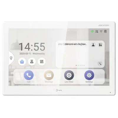 Видеодомофон Hikvision DS-KH9510-WTE1(B), 10,1", IPS, Wi-Fi, Android