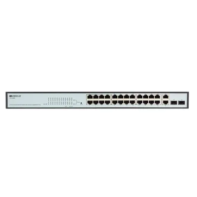 Коммутатор ORIGO OS1326P/280W/A2A, L2, 24×100Base-TX PoE, 2×Combo 1000Base-T/SFP, 280 Вт