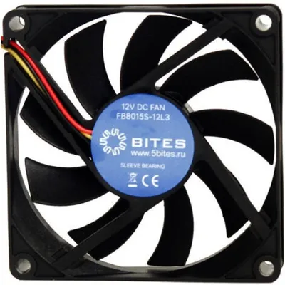 Вентилятор 5bites FB8015S-12L2, 80×15 мм, 2000RPM, 2-pin