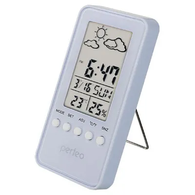 Метеостанция Perfeo Window PF_A4862, часы, температура, влажность