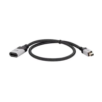 Кабель VCOM CG685F-0.5, Mini DisplayPort — DisplayPort 1.4, 8K, 0.5м