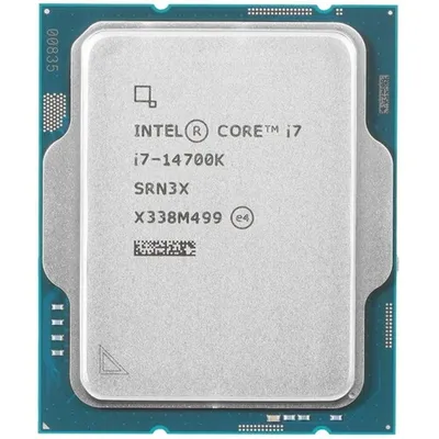 Процессор INTEL Core i7-14700K Raptor Lake, LGA 1700, 20 ядер/28 потоков, 3.4 ГГц, OEM