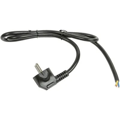 Кабель питания Filum FL-PC-SH90-C2-3.0-BK, CEE 7/7 угл. — своб. конец, 3м, 16А