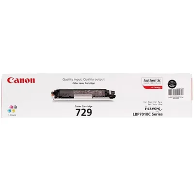 Картридж Canon Cartridge 729BK, чёрный, 1200 страниц, для i-SENSYS LBP7010C/LBP7018C