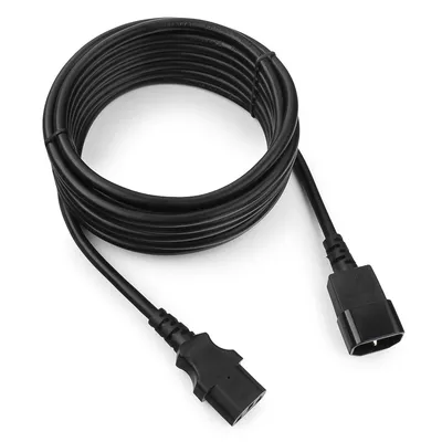 Кабель питания Gembird PC-189-1-5M, IEC320-C13–IEC320-C14, 5 м, 16 А