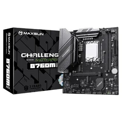 Материнская плата MAXSUN MS-Challenger B760M D5, LGA1700, mATX, DDR5