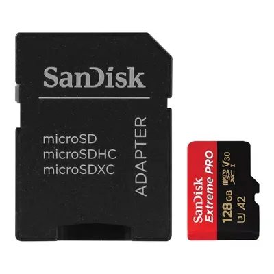 Карта памяти SanDisk SDSQXCD-128G-GN6MA, microSDXC 128 ГБ, UHS-I U3, 200МБ/с