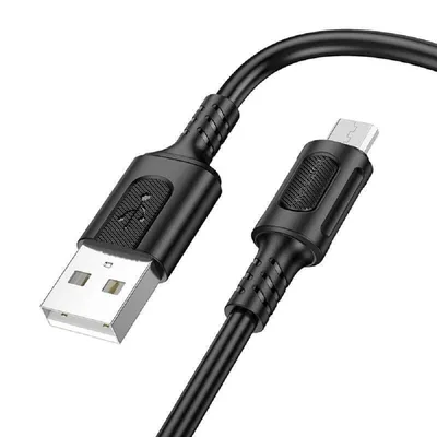 BOROFONE BX111/ USB кабель Micro/ 1m/ 2.4A/ Black