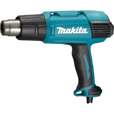 Технический фен Makita HG6531CK, 2000 Вт, 50–650 °C, ЖК-дисплей