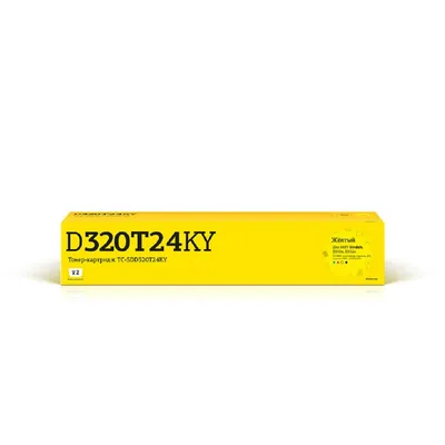 Тонер-картридж T2 TC-SDD320T24KY, жёлтый, с чипом, ресурс 24000 стр.