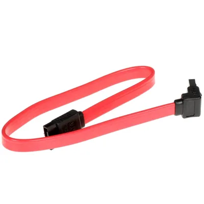 Кабель SATA Cablexpert CC-SATAM-DATA90, 0.5м, угловой, 7pin/7pin, защелка