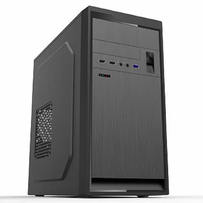 Корпус Powerman 6153673, MiniTower, черный