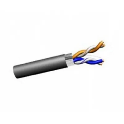Кабель Rexant 01-0124, витая пара F/UTP Cat.5e, 2 пары, 305м, черный