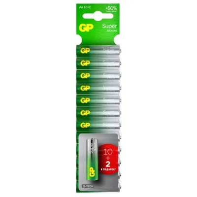 Батарейка GP 4891199180231, 15A10/2-2CRVH12, AA, 12 шт
