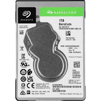 Жесткий диск Seagate Barracuda Pro ST1000LM049, 1 ТБ, 2.5", SATA III, 7200 об/мин