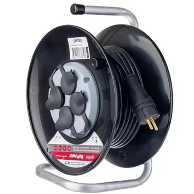 Удлинитель Perfeo PF_C3372, 40м, 4 гнезда, 16А, IP44