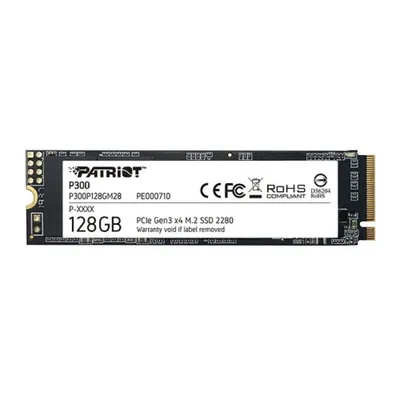 SSD Patriot P300P128GM28, 128GB, M.2 NVMe PCIe 3.0 x4, R1600/W600