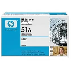 Картридж HP Q7551A (№51A), чёрный, для LaserJet P3005/M3027mfp/M3035mfp, 6500 стр.