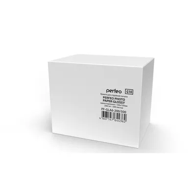 Бумага Perfeo PF-GLA6-200/500, глянцевая, 200 г/м², 500 л