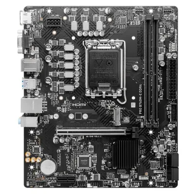 Материнская плата MICROSTAR PRO B760M-E, LGA1700, DDR5, mATX
