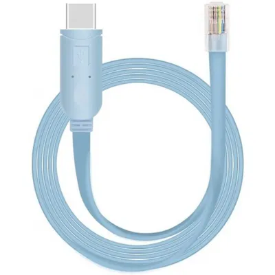 Кабель-адаптер консольный KS-is KS-537, USB-C — RJ45, 1.8м