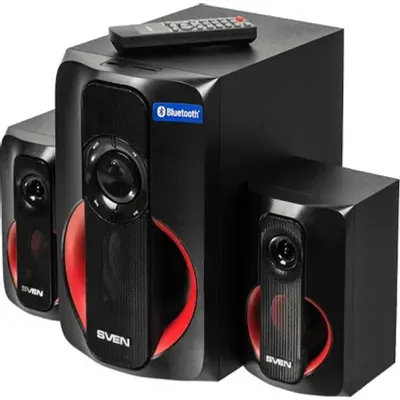 Акустическая система SVEN SV-015602, 2.1, 20 Вт+2x10 Вт, Bluetooth, FM