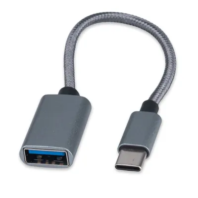 Кабель-переходник Cablexpert A-OTG-CMAF2-02, USB Type-C – USB-A, 0.15 м