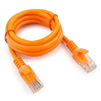 Патч-корд Cablexpert PP12-1M/O, Cat.5e, 1м, многожильный, оранжевый