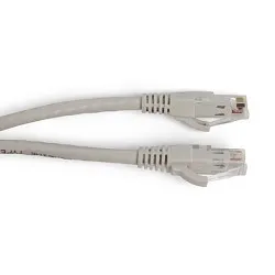Патч-корд Hyperline PC-LPM-UTP-RJ45-RJ45-C6a-3M-LSZH-GY, U/UTP Cat.6a, 3 м