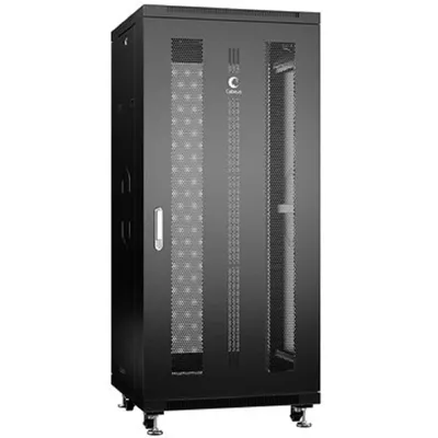 Шкаф Cabeus ND-05C-27U60/60-BK, 19", 27U, 600x600x1388 мм, напольный