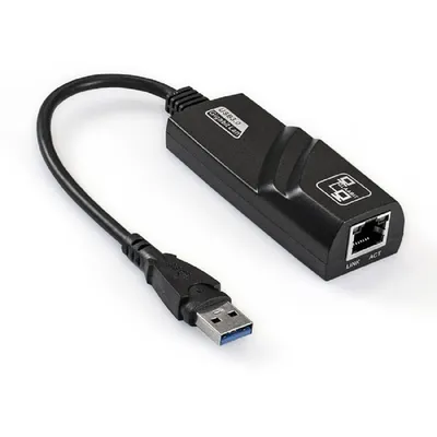 Кабель-адаптер ExeGate EXE-730U3-45, USB 3.0 — RJ45, 1000 Мбит/с