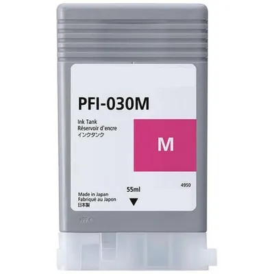 Картридж Canon PFI-030M 3491C001, пурпурный, 55 мл, пигментные чернила